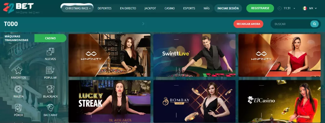 Casinos online en México